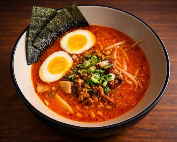 Akuma Miso Ramen at Banza Noodle & Tea House, Winnipeg