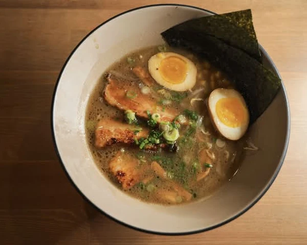 Tonkotsu Shoyu Ramen at Banza Noodle & Tea House, Winnipeg